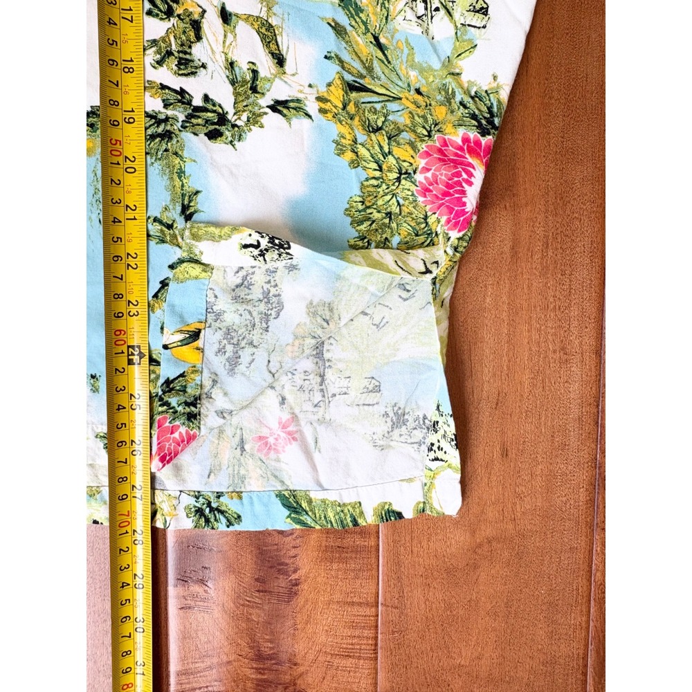 Natori Landscape Print Pajama Set Womens XL Blue Multi Oriental - Picture 8 of 12